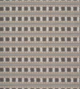 Paxton Fabric by James Hare Charcoal/Amber