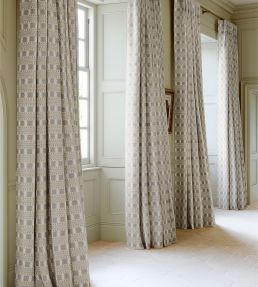 Paxton Fabric by James Hare Grey/Natural