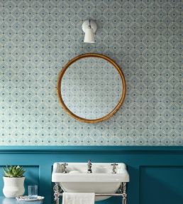 Payton Wallpaper by Jane Churchill Aqua