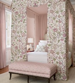 Payton Stripe Wallpaper by Anna French Blush