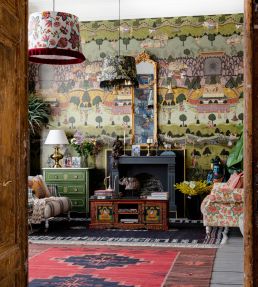 Peace And Music Wallpaper by MINDTHEGAP Green Yellow