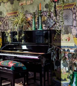 Peace And Music Wallpaper by MINDTHEGAP Green Yellow