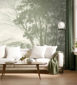 Peaceful Countryside Mural by Woodchip & Magnolia Green