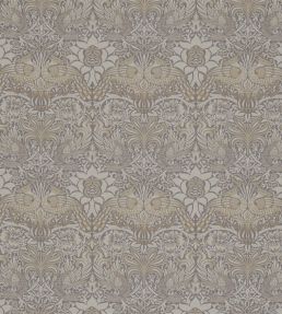 Peacock & Dragon Fabric by Morris & Co Pebble/Stone
