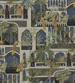 Peacock Arches Wallpaper by Josephine Munsey Petrol