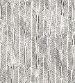 Peacock Fabric by Christopher Farr Cloth Charcoal