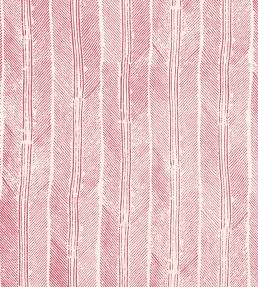 Peacock Fabric by Christopher Farr Cloth Hot Pink