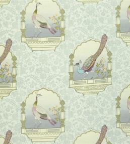 Peacock Flower Fabric by Designers Guild Heather