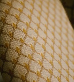 Peacock Fabric by JORO Turmeric