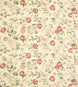 Pear & Pomengranate Fabric by Sanderson Mauve/Fennel