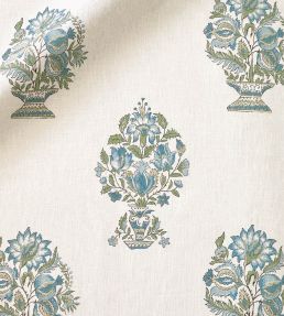 Pearmain Fabric by Ian Sanderson Celeste Blue