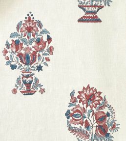 Pearmain Fabric by Ian Sanderson Rose Blue
