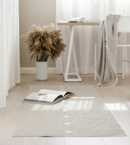 Pappelina Peg Runner rug Dark Linen/Vanilla PE9G720 Dark Linen/Vanilla