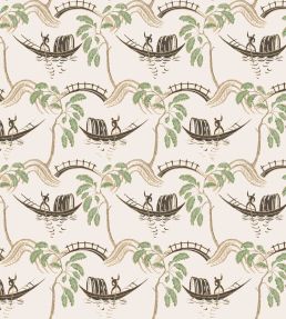 Peggy Fabric by Nina Campbell Green/Ivory
