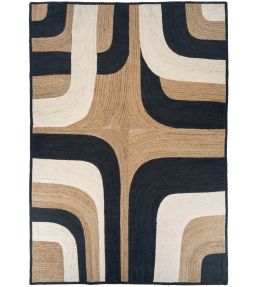 Elitis Penny Lane rug Black and White TA119-85-05 Black and White
