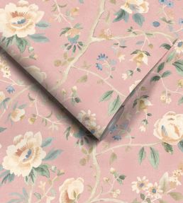 Peonia Wallpaper by Woodchip & Magnolia Rose