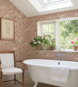 Peonia Wallpaper by Woodchip & Magnolia Rose