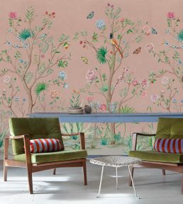Peonies Mural by Coordonne Rose