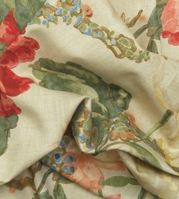 Peony Fabric by Andrew Martin Natural