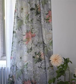 Peony Blossom Fabric by Designers Guild Platinum