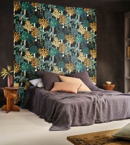 Peradeniya Wallpaper by Casamance Noir/Multico