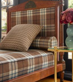 Percival Plaid Fabric by Thibaut Sienna