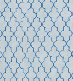 Pergola Trellis Wallpaper by Designers Guild Cobalt