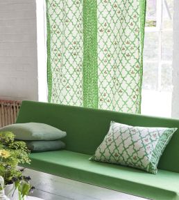 Pergola Trellis Fabric by Designers Guild Emerald