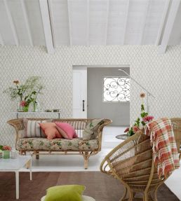Pergola Trellis Wallpaper by Designers Guild Graphite