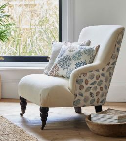 Fistral Fabric by Prestigious Textiles Coral