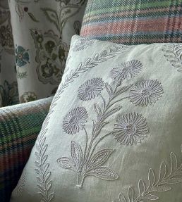 Persian Daisy Fabric by Ian Sanderson Ballet Pink