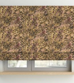 Persian Leopard Fabric by Arley House Antique Gold