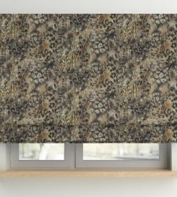 Persian Leopard Fabric by Arley House Ash Grey