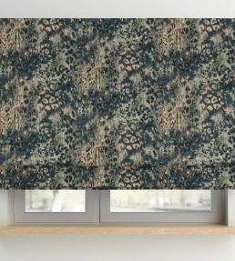 Persian Leopard Fabric by Arley House Moonlight