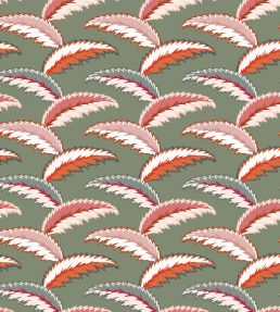 Persian Palm Wallpaper by Ottoline Sage Green