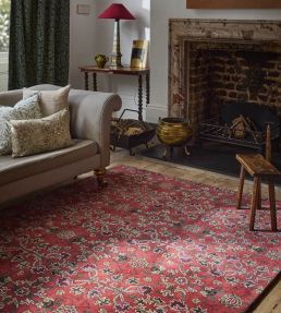 Morris & Co Persian Scroll rug Plum 130603140200 Plum