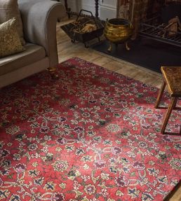 Morris & Co Persian Scroll rug Plum 130603140200 Plum