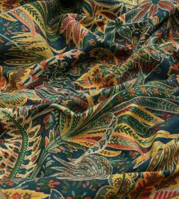 Persian Voyage in Amersham Linen Fabric by Liberty Lichen