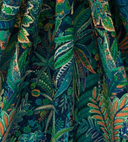 Persian Voyage in Majorelle Fabric by Liberty Palm Green