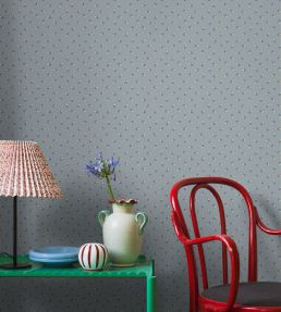 Petite Cherie Wallpaper by Borastapeter Blue