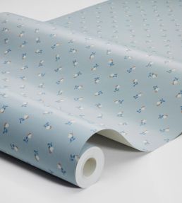 Petite Cherie Wallpaper by Borastapeter Blue