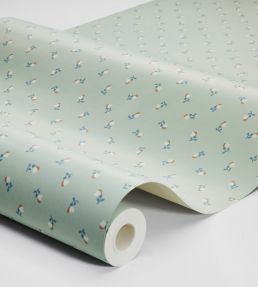 Petite Cherie Wallpaper by Borastapeter Green