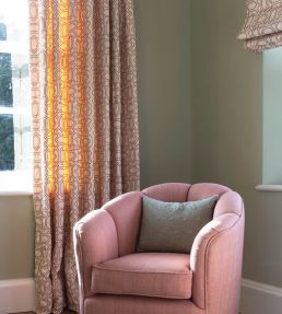 Petite Paravento Fabric by Vanderhurd Moss/Natural