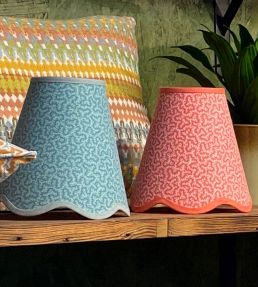 Petra Fabric by Ian Sanderson Chalk Blue