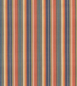 Petra Stripe Fabric by GP & J Baker Red/Blue