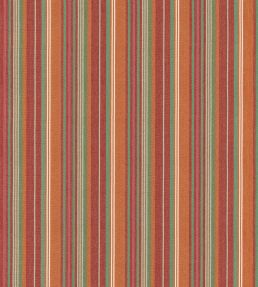 Petra Stripe Fabric by GP & J Baker Red/Green