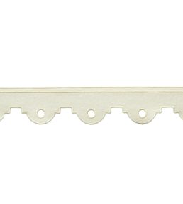 Peyton Embroidered Border Trimming by Samuel & Sons Cream