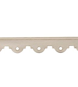 Peyton Embroidered Border Trimming by Samuel & Sons Eggshell