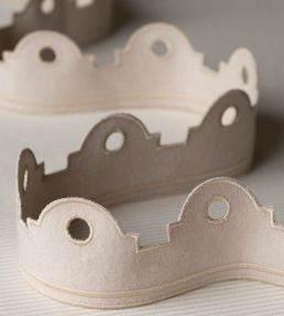 Peyton Embroidered Border Trimming by Samuel & Sons Eggshell