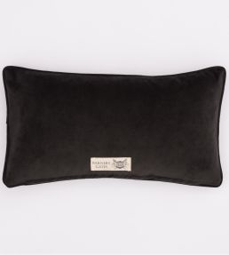 Pheasant Cushion 26 x 46cm by Barneby Gates Charcoal On Natural